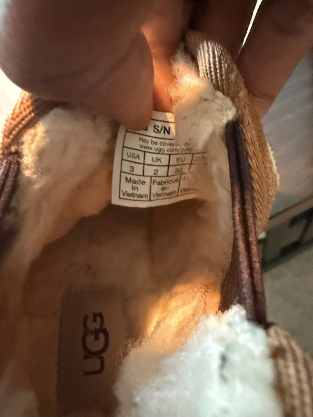 Kids Tan Suede Fleece-Lined Slip-On Boots
